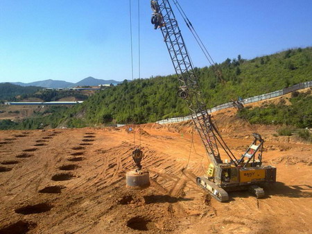 強(qiáng)夯置換處理地基的施工規(guī)定